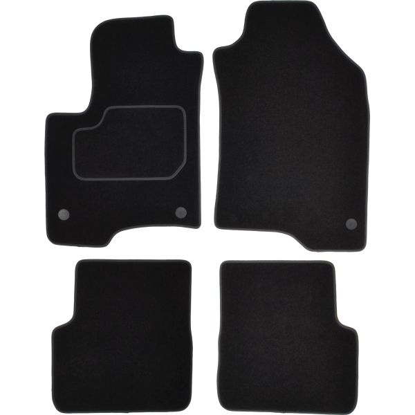 Set Covorase Auto Mocheta Fata + Spate Mammooth Fiat Panda 3 2012→ Negru MMT A041 FIA175 PRM 01